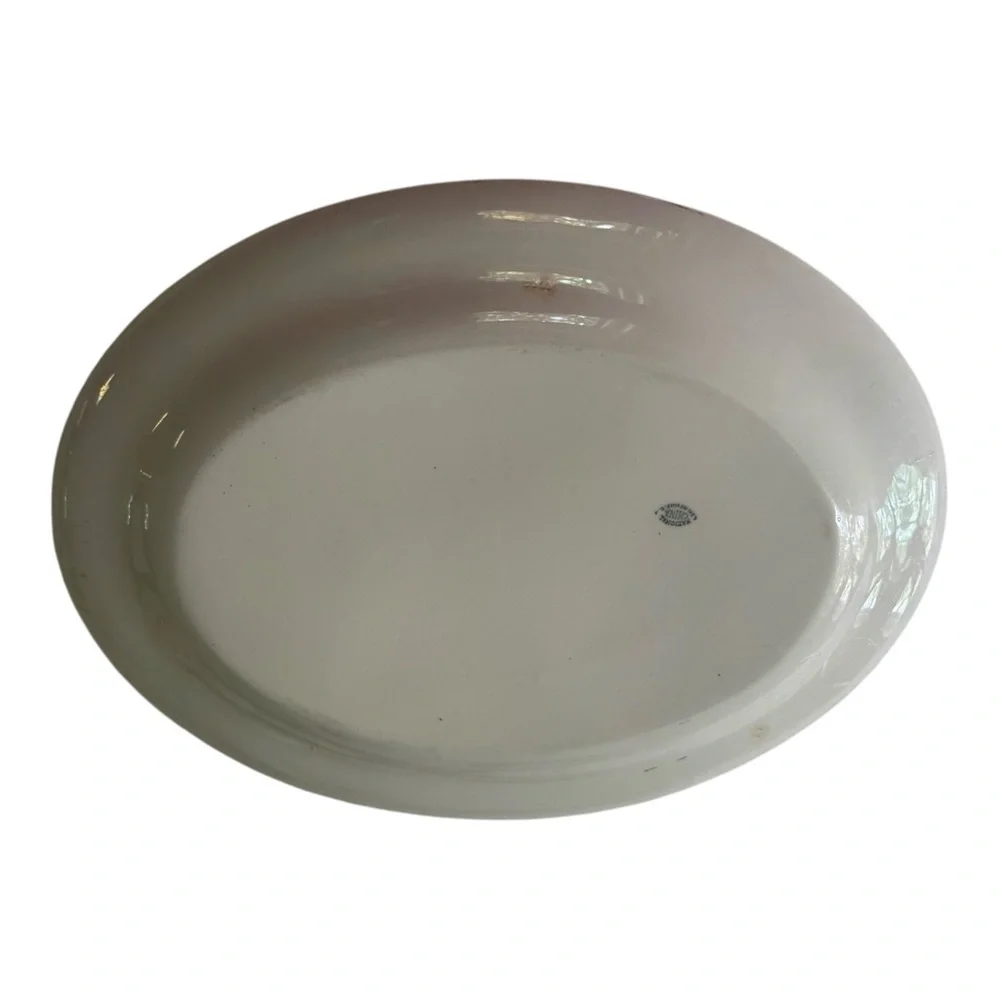 National Vintage China NAI11 Oval Serving Platter  13” x 10” Made In USA